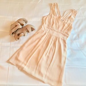 Love21 Contemporary Cream Midi Dress